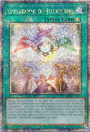 Spellbook of Judgment (Quarter Century Secret Rare) (RA01-EN054) - 25th Anniversary Rarity Collection 1st Edition