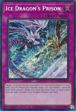 Ice Dragon's Prison (Secret Rare) (RA01-EN078) - 25th Anniversary Rarity Collection 1st Edition