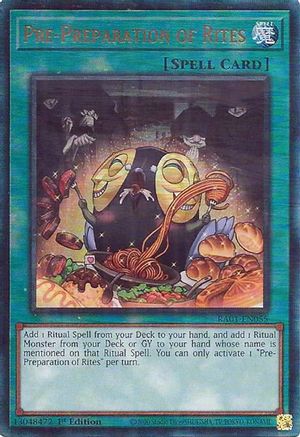 Pre-Preparation of Rites (PUR) (RA01-EN055) - 25th Anniversary Rarity Collection 1st Edition