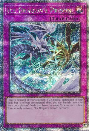 Ice Dragon's Prison (Quarter Century Secret Rare) (RA01-EN078) - 25th Anniversary Rarity Collection 1st Edition