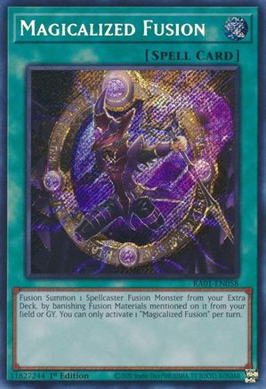 Magicalized Fusion (Secret Rare) (RA01-EN058) - 25th Anniversary Rarity Collection 1st Edition