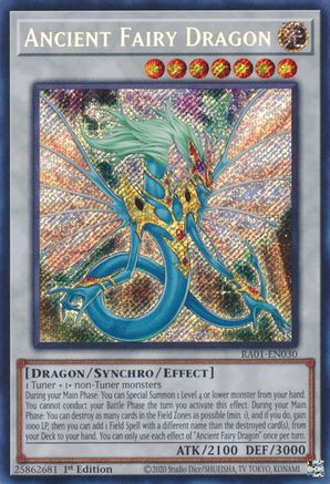 Ancient Fairy Dragon (Secret Rare) - RA01-EN030 - 25th Anniversary Rarity Collection 1st Edition
