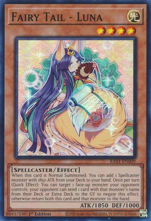 Fairy Tail - Luna (RA01-EN009) - 25th Anniversary Rarity Collection 1st Edition