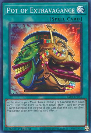 Pot of Extravagance (RA01-EN059) - 25th Anniversary Rarity Collection 1st Edition