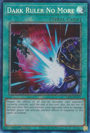 Dark Ruler No More (PCR) (RA01-EN060) - 25th Anniversary Rarity Collection 1st Edition