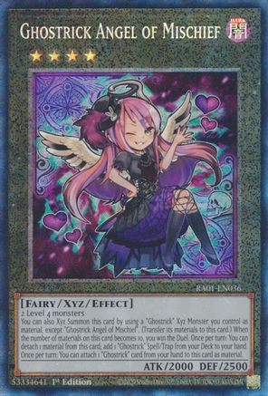 Ghostrick Angel of Mischief (PCR) (RA01-EN036) - 25th Anniversary Rarity Collection 1st Edition