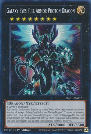 Galaxy-Eyes Full Armor Photon Dragon (RA01-EN037) - 25th Anniversary Rarity Collection 1st Edition