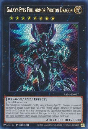 Galaxy-Eyes Full Armor Photon Dragon (Secret Rare) (RA01-EN037) - 25th Anniversary Rarity Collection 1st Edition