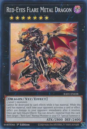 Red-Eyes Flare Metal Dragon (RA01-EN038) - 25th Anniversary Rarity Collection 1st Edition