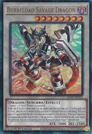 Borreload Savage Dragon (PUR) (RA01-EN033) - 25th Anniversary Rarity Collection 1st Edition