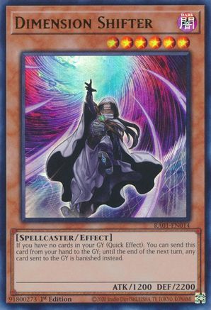 Dimension Shifter (UR) (RA01-EN014) - 25th Anniversary Rarity Collection 1st Edition