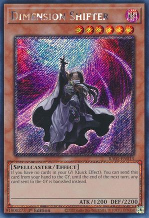 Dimension Shifter (Platinum Secret Rare) (RA01-EN014) - 25th Anniversary Rarity Collection 1st Edition