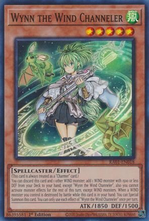 Wynn the Wind Channeler (RA01-EN018) - 25th Anniversary Rarity Collection 1st Edition