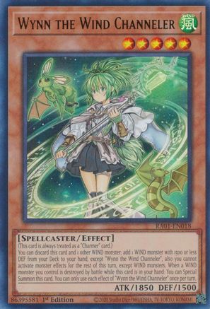 Wynn the Wind Channeler (UR) (RA01-EN018) - 25th Anniversary Rarity Collection 1st Edition