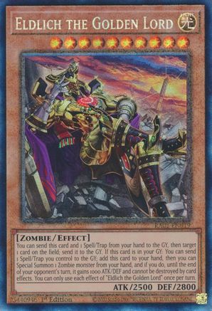 Eldlich the Golden Lord (Alternate Art) (PCR) (RA01-EN019) - 25th Anniversary Rarity Collection 1st Edition