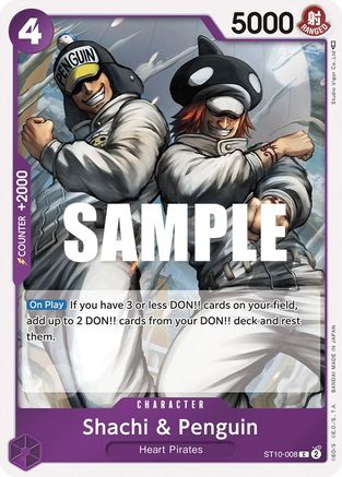 Shachi & Penguin (ST10-008) - Ultra Deck: The Three Captains Foil