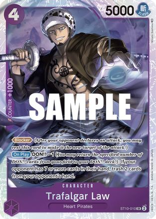 Trafalgar Law (010) (ST10-010) - Ultra Deck: The Three Captains Foil