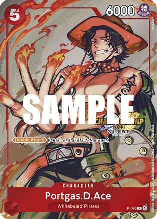 Portgas.D.Ace (CS 2023 Event Pack) (P-028) - One Piece Promotion Cards Foil