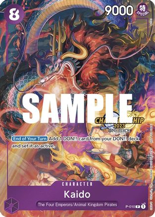 Kaido (CS 2023 Celebration Pack) (P-010) - One Piece Promotion Cards Foil