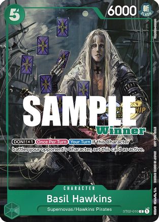 Basil Hawkins (CS 2023 Top Players Pack) [Winner] (ST02-010) - One Piece Promotion Cards