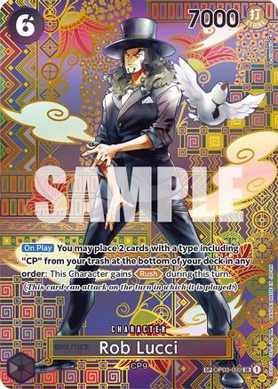 Rob Lucci (092) (SP) (OP03-092) - Awakening of the New Era Foil