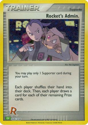 Rocket's Admin. (CLV) 26 - Trading Card Game Classic Holofoil