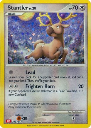 Stantler 16 - Trading Card Game Classic Holofoil