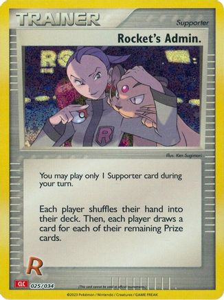 Rocket's Admin. (CLC) 25 - Trading Card Game Classic Holofoil