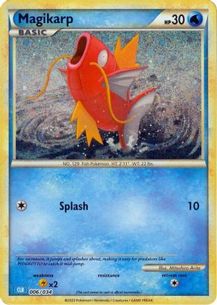 Magikarp 6 - Trading Card Game Classic Holofoil