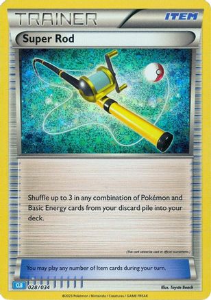 Super Rod (CLB) 28 - Trading Card Game Classic Holofoil