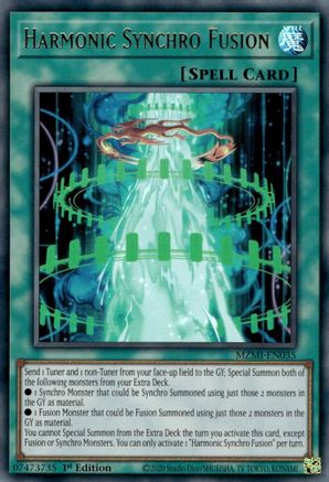Harmonic Synchro Fusion (MZMI-EN035) - Maze of Millennia 1st Edition