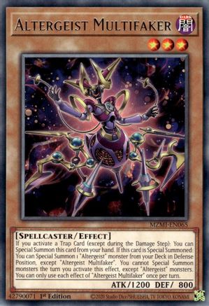 Altergeist Multifaker (MZMI-EN065) - Maze of Millennia 1st Edition