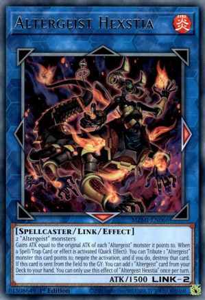 Altergeist Hexstia (MZMI-EN066) - Maze of Millennia 1st Edition