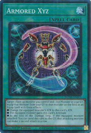 Armored Xyz (CR) (MZMI-EN025) - Maze of Millennia 1st Edition