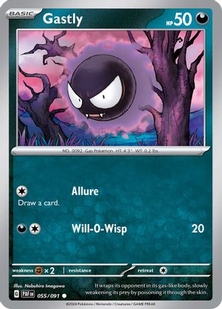 Gastly 55 - SV Paldean Fates