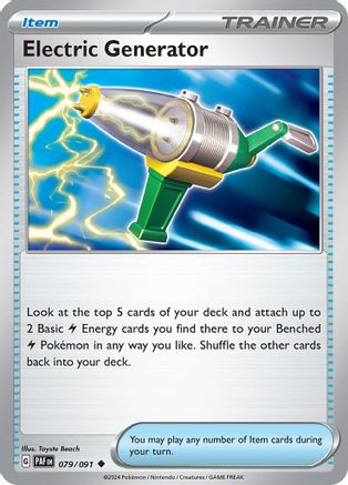 Electric Generator 79 - SV Paldean Fates Reverse Holofoil