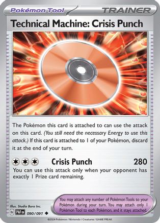 Technical Machine: Crisis Punch 90 - SV Paldean Fates