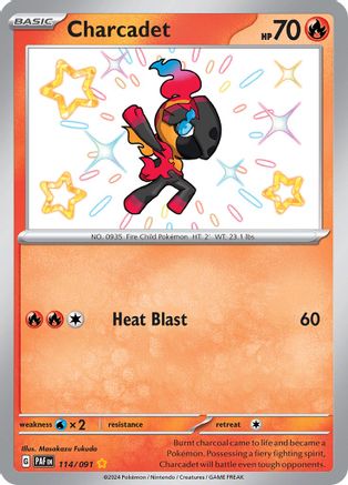 Charcadet - 114/091 114 - SV Paldean Fates Holofoil