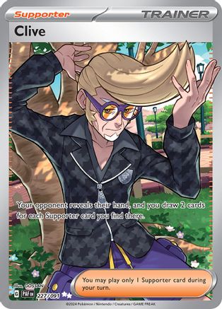 Clive - 227/091 227 - SV Paldean Fates Holofoil