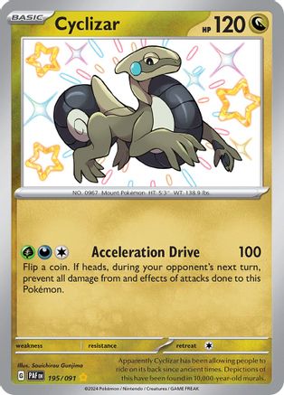 Cyclizar - 195/091 195 - SV Paldean Fates Holofoil