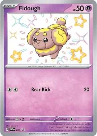Fidough - 069 69 - SV Scarlet & Violet Promo Cards Holofoil