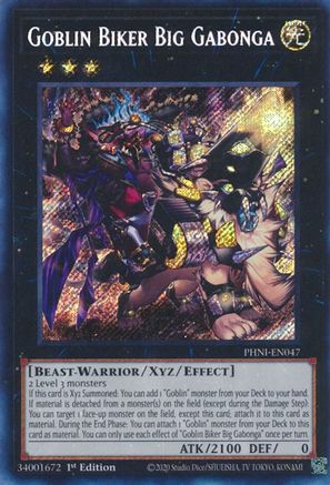 Goblin Biker Big Gabonga (PHNI-EN047) - Phantom Nightmare 1st Edition
