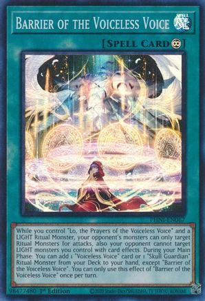Barrier of the Voiceless Voice (PHNI-EN067) - Phantom Nightmare 1st Edition
