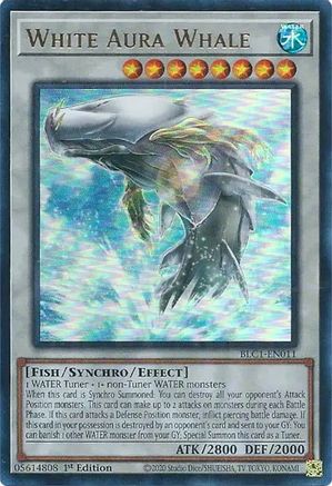 White Aura Whale (BLC1-EN011) - Battles of Legend: Chapter 1 1st Edition