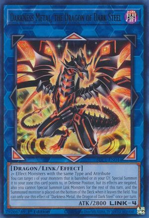 Darkness Metal, the Dragon of Dark Steel - BLC1-EN044 - Battles of Legend: Chapter 1 1st Edition