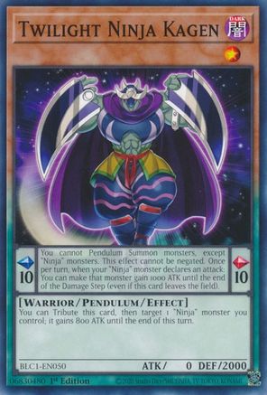 Twilight Ninja Kagen (BLC1-EN050) - Battles of Legend: Chapter 1 1st Edition