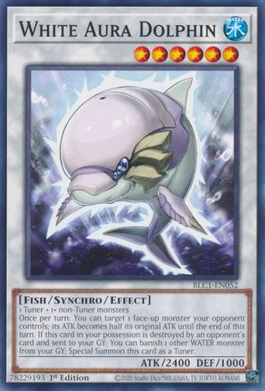 White Aura Dolphin (BLC1-EN052) - Battles of Legend: Chapter 1 1st Edition