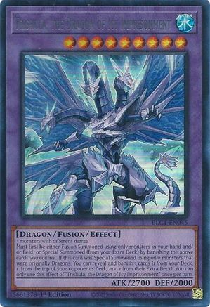 Trishula, the Dragon of Icy Imprisonment (Silver) (BLC1-EN045) - Battles of Legend: Chapter 1 1st Edition