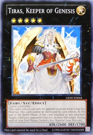 Tiras, Keeper of Genesis (Oversized) (GENF-EN044) - Miscellaneous Promotional Cards