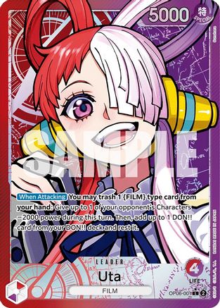 Uta (Alternate Art) (OP06-001) - Wings of the Captain Foil